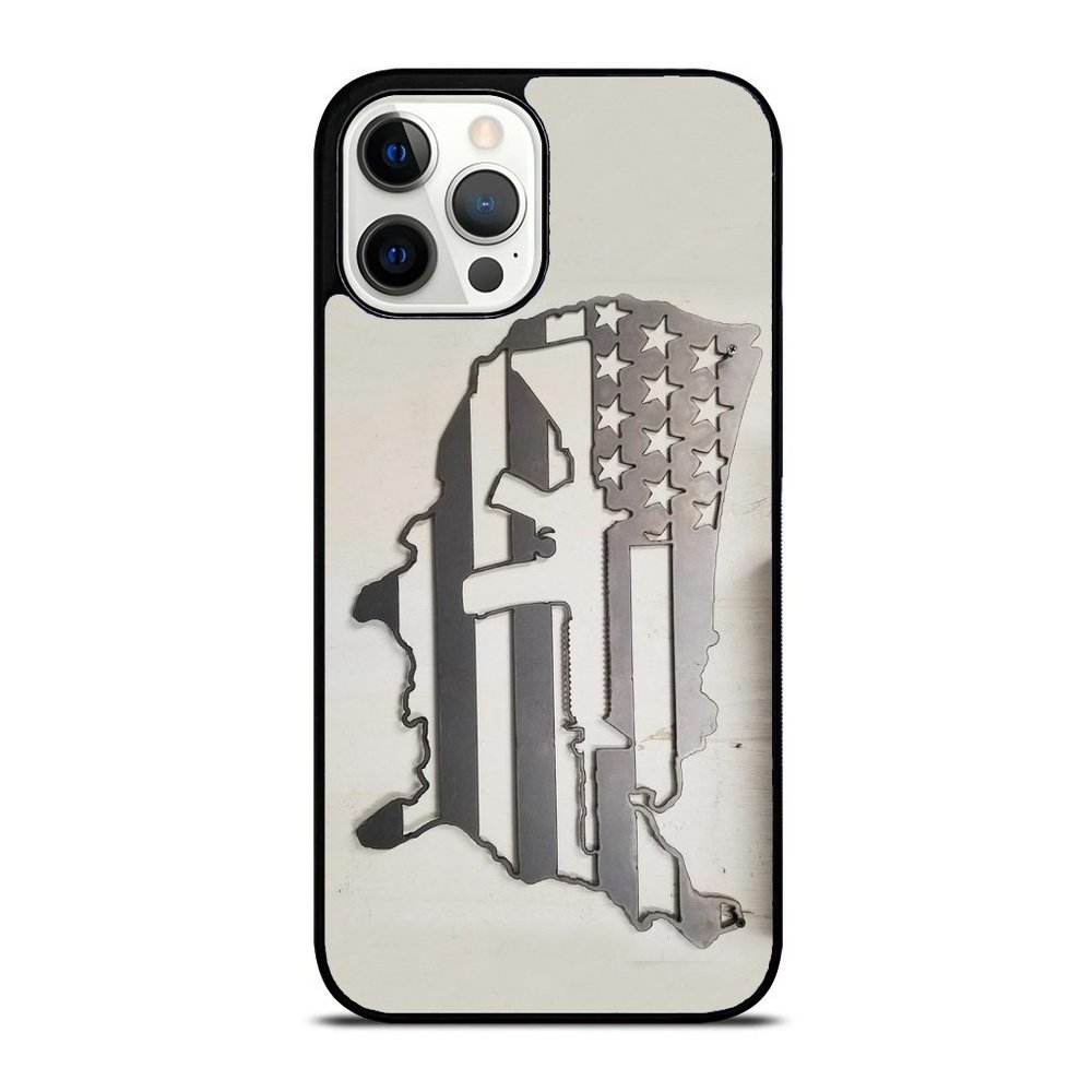 Distressed American Gun Rights USA Flag 2nd Amendment AR-15 iPhone Case
